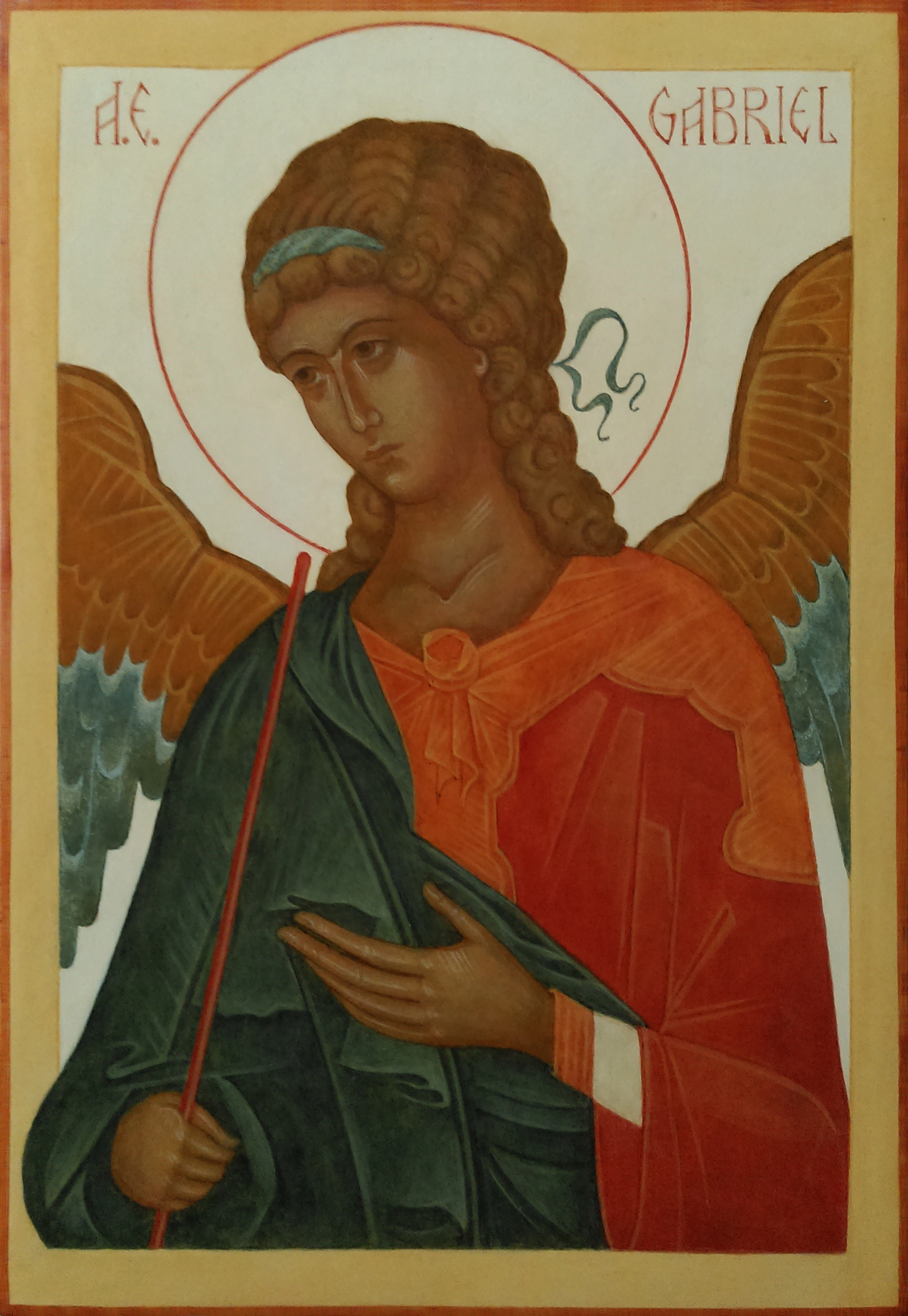 Ikon föreställande Ärkeängeln Gabriel